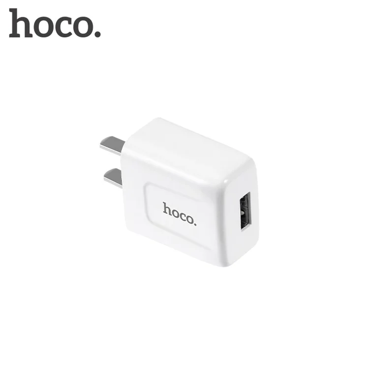 HOCO C2 5V 2.1A Wall Charger Adapter + USB Type-C Cable Kit for Samsung Huawei Sony - US Plug