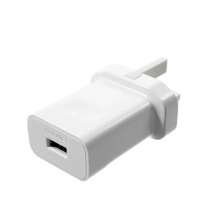 5V 2A Single USB Port Wall Charger Switching Power Adapter for Huawei Ascend P8 - White/UK Plug