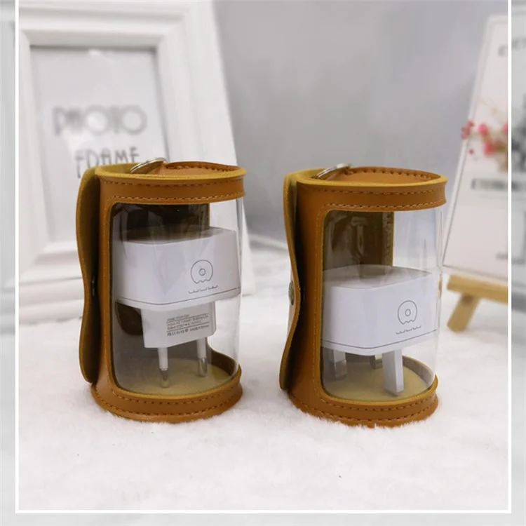 WUW C55 Dual USB Ports 5V 2.1A Travel Adapter Wall Charger - EU Plug
