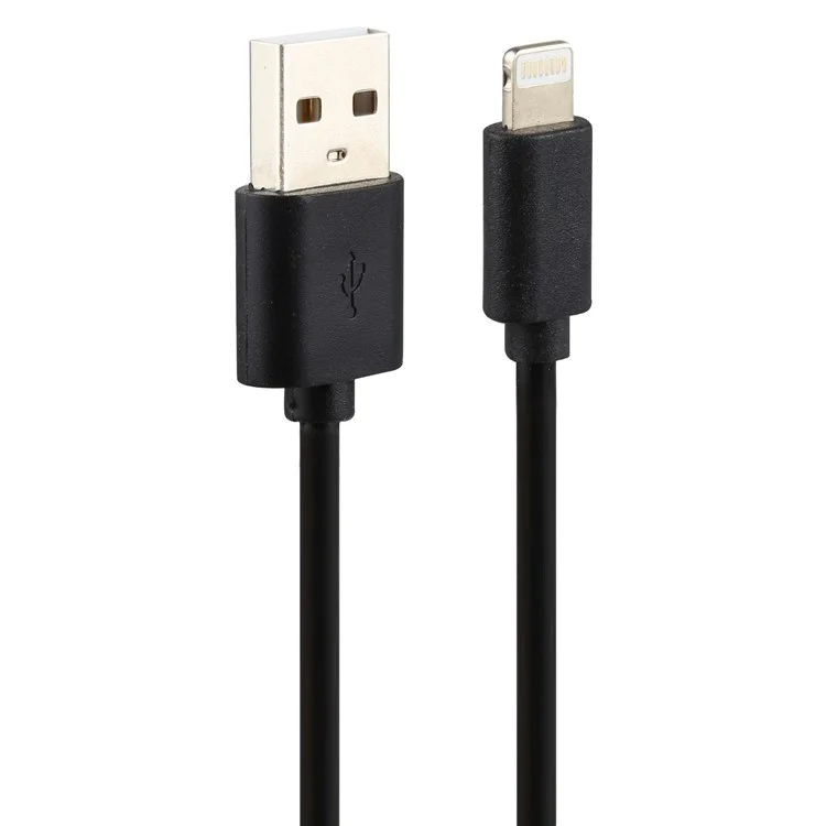 LZ-728 2 in 1 QC 3.0 18W [eu-stecker] Reiseladegerät + USB Bis Blitz 8-pin-datenkabel, 1m - Schwarz