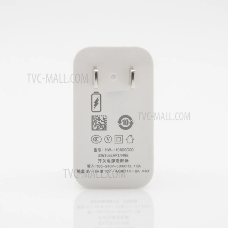 66W Fast Charging USB Wall Charger Power Adapter for Huawei Mate 40/P40 Pro/nova 8 SE - CN Plug