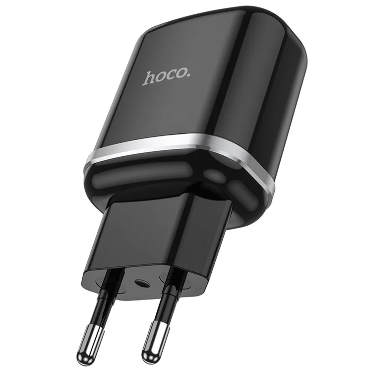 HOCO N3 QC3.0 Quick Charging Wall Travel Charger Single USB Port Charging Adapter EU Plug  - Black