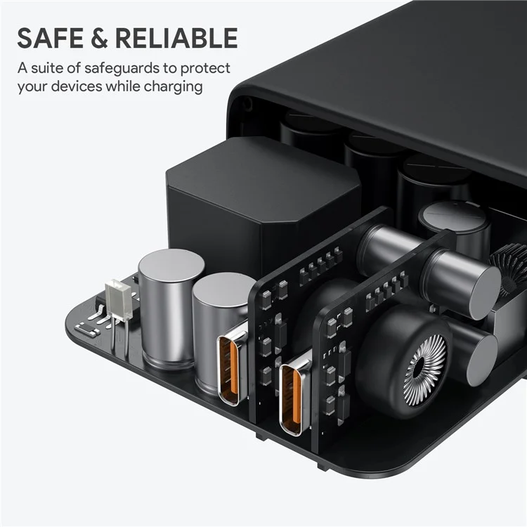 AUKEY PA-D2 36W Dual Port Type-C Power Adapter Type-C Wall Charger for Mobile Phones / Tablets, EU Plug