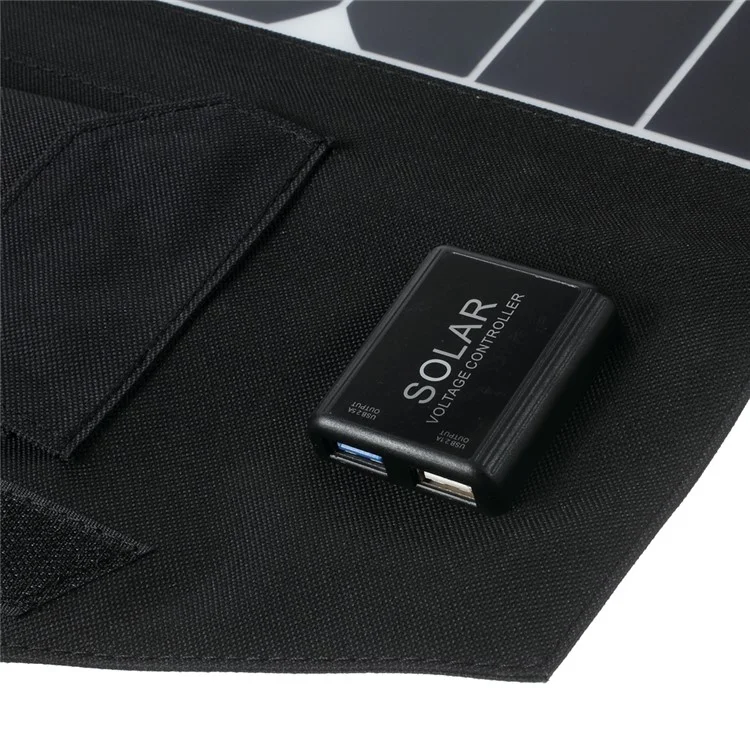 19.5W High Efficiency 2-USB-Port Solar Power Charger for Smartphones Tablets (SW-H195)
