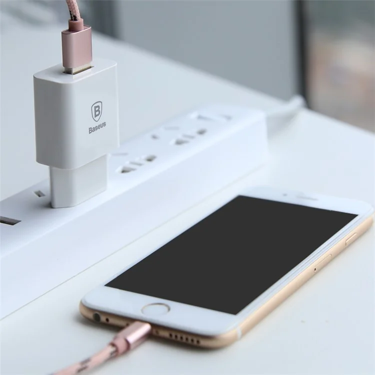 BASEUS Letour 5V 2.1A Portable USB Travel Wall Charger Adapter - EU Plug