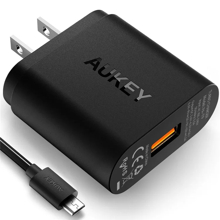 AUKEY PA-T9 18W USB Wall Charger Support Qualcomm Quick Charge 3.0 - US Plug