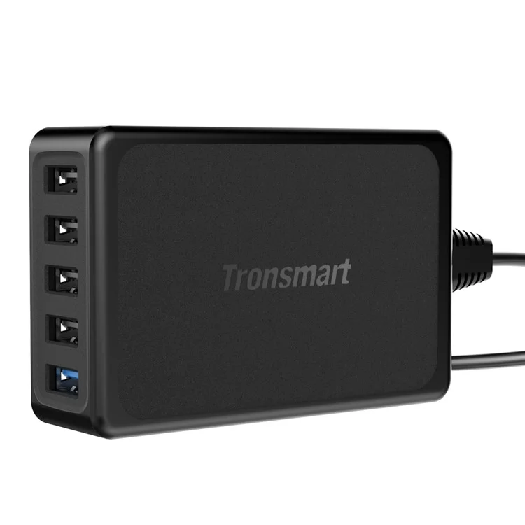 TRONSMART U5PTA 5-Port USB Wall Travel Charger with Quick Charge 3.0 & VoltIQ - EU Plug