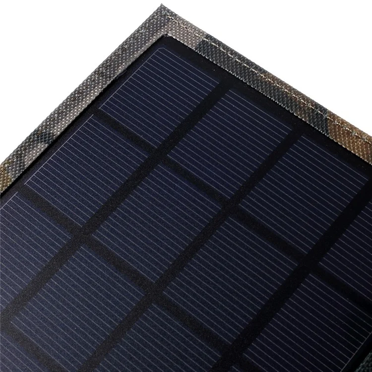 Patterned Notebook 6W 1A Outdoor Emergency Solar Power Panel for iPhone Samsung