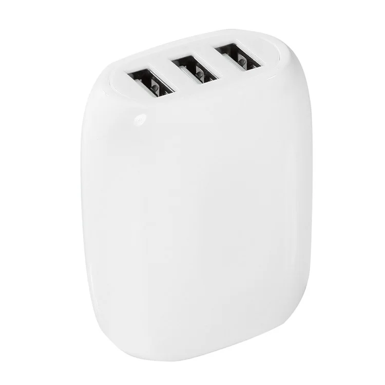 JOYROOM M301 3 USB 3.1A Smart Wall Charger US Plug for iPhone iPad Samsung - White
