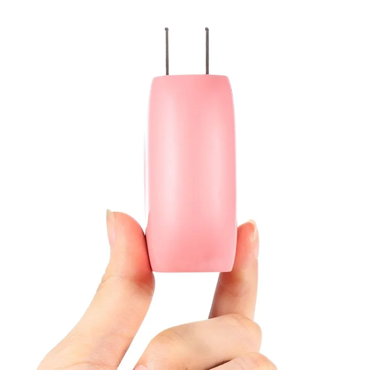 JOYROOM M301 Smart 3 USB 3.1A Wall Charger US Plug for iPhone iPad Samsung - Pink