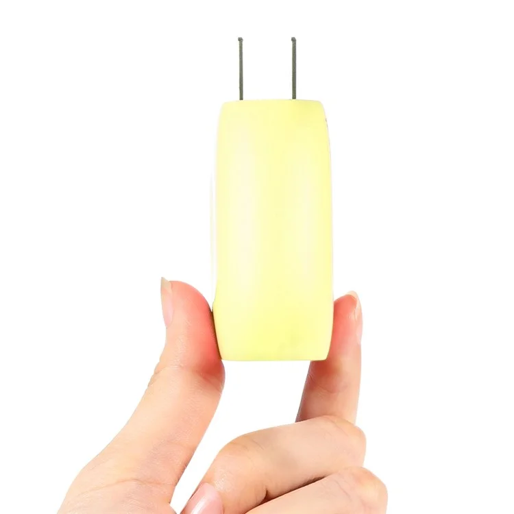 JOYROOM M301 3 USB 3.1A Smart US Plug Wall Charger for iPhone iPad Samsung - Yellow