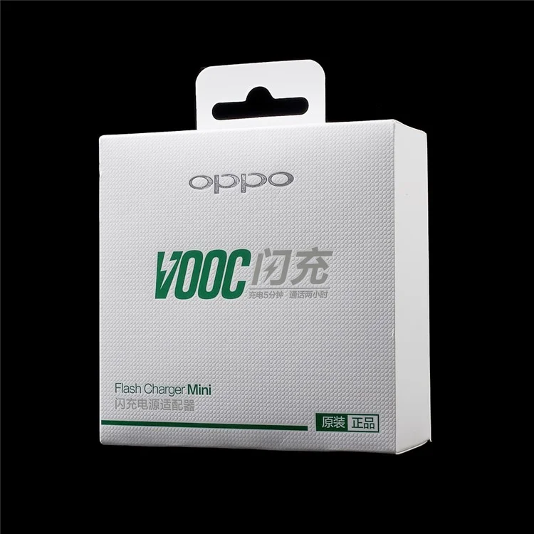 Oppo VOOC AK779 5V 4A Flash Charger Mini Wall Adapter for Oppo R9 / R7 - US Plug / White