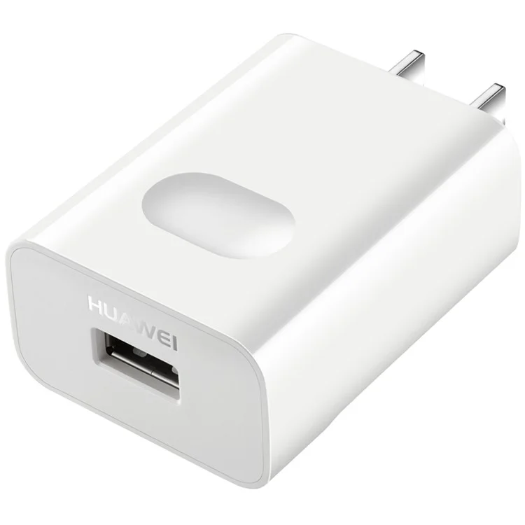 OEM HUAWEI 18W 9V 2A Quick Charge 2.0 USB Wall Charger Adapter + 1M Type-C Cable - White / US Plug