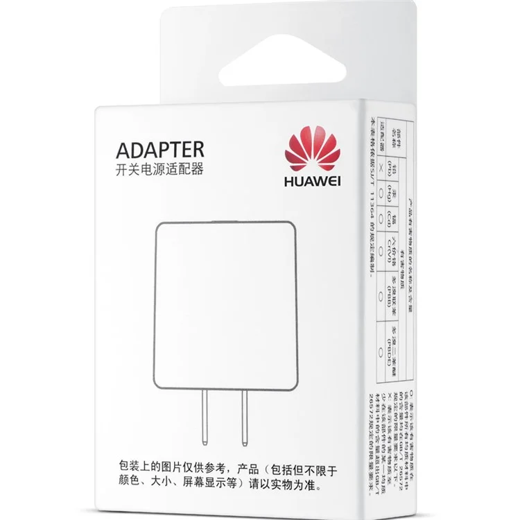 HUAWEI OEM 5V 1A USB Wall Travel Charger Adapter for iPhone iPad Samsung - White / US Plug