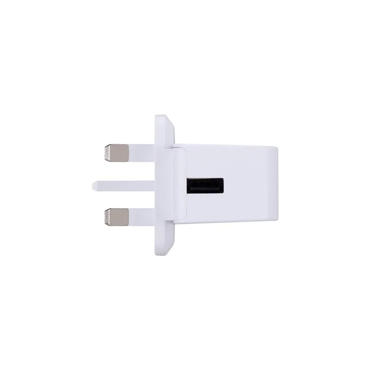 MOMAX 5V /2.4A single Port USB Portable Intelligent Digital Wall Charger - White / UK Plug