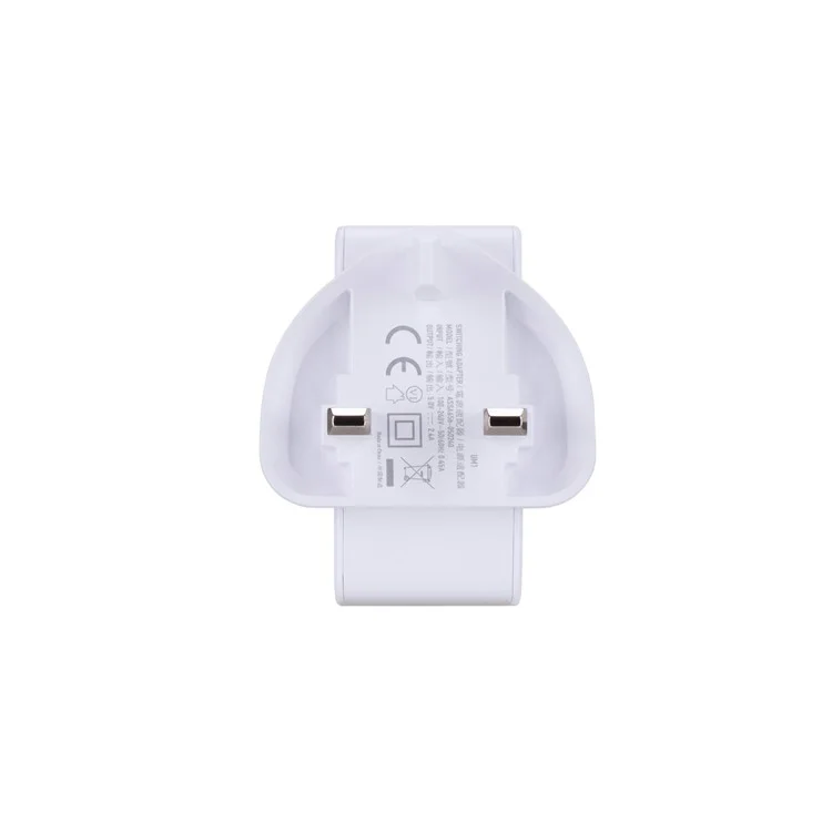 MOMAX 5V /2.4A single Port USB Portable Intelligent Digital Wall Charger - White / UK Plug