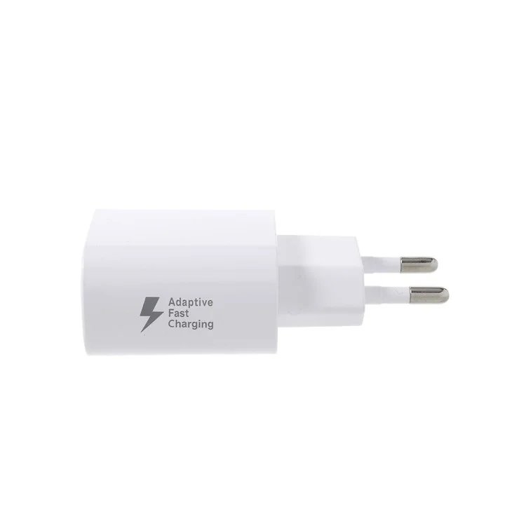 9V Adaptive Fast Charging Travel Power Adapter for Samsung Galaxy C9 Pro - White / EU Plug