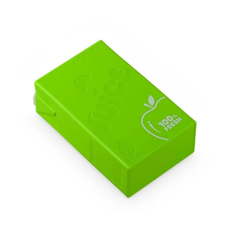 MOMAX iPower Juice+ 10000mAh 2.4A/1A Dual-USB External Power Bank for Smartphones & Tablets - Green