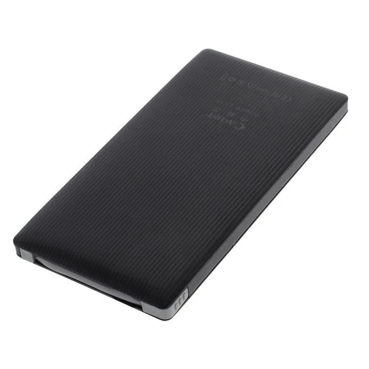 CAGER S6 Ultra Thin 4000mAh 1.5A Power Bank Backup Battery for iPhone Samsung HTC - Black