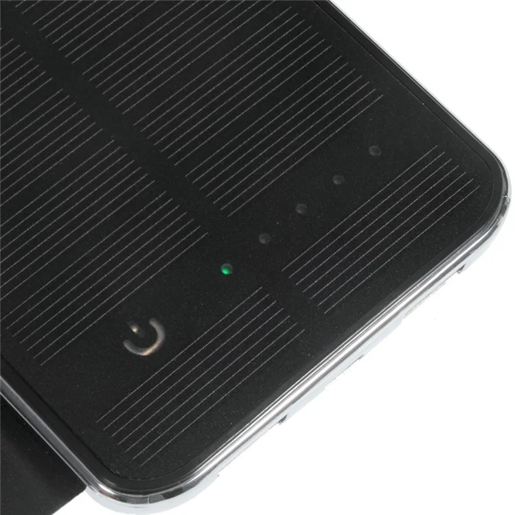 RIPA R5-MAX 6W 10000mAh Dual USB 4 Pieces Solar Panels Battery Charger Power Bank with Front Flip Cover