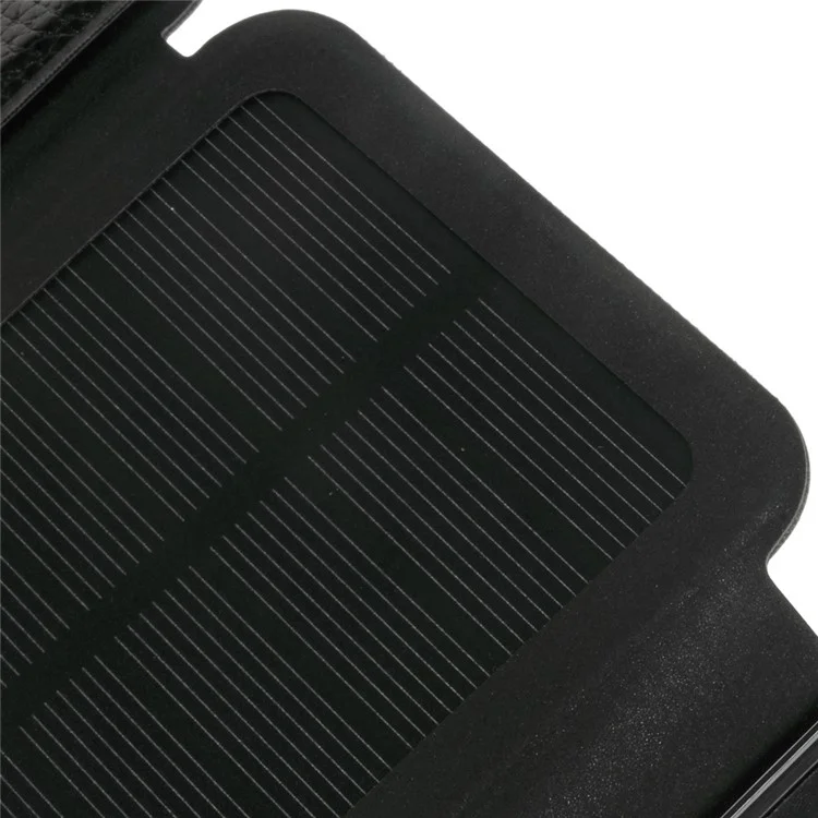 RIPA R5-MAX 6W 10000mAh Dual USB 4 Pieces Solar Panels Battery Charger Power Bank with Front Flip Cover