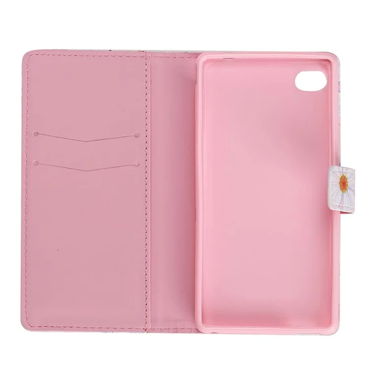 Embossed Pattern Card Holder Case for Huawei Ascend P8 Lite - Dream Catcher