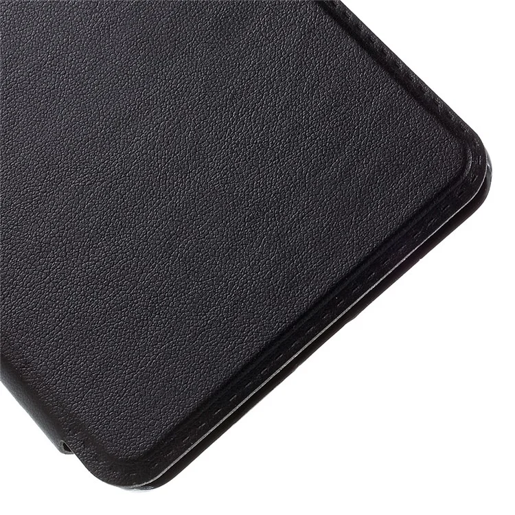Window View Leather Stand Case for Huawei Honor Play 5X / Honor 5X - Black