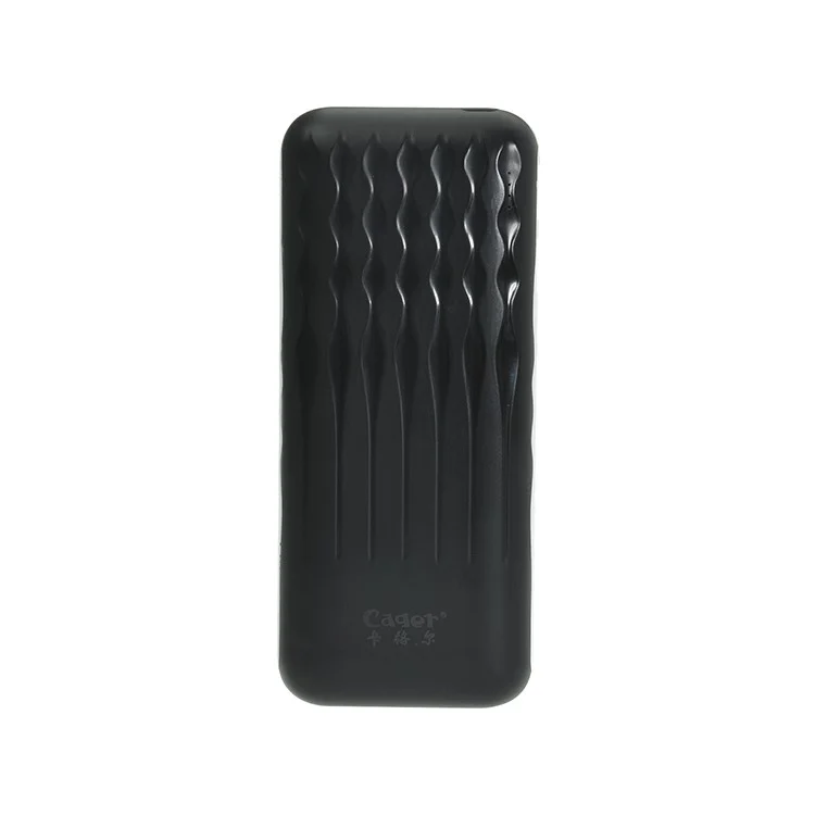 CAGER WL120 12000mAh Dual USB Power Bank for iPhone iPad Samsung LG - Black