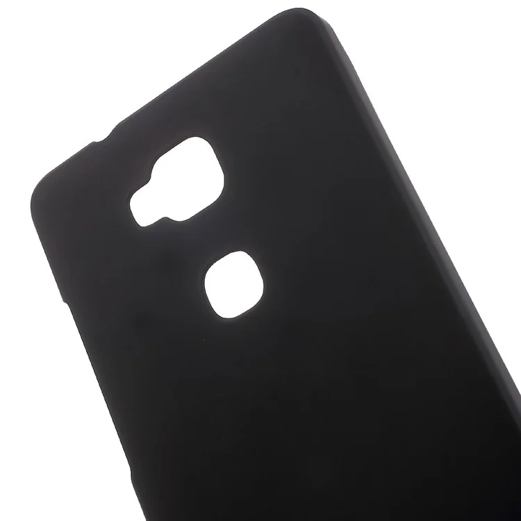 Soft Feel Rubberized Plastic Case for Huawei Honor Play 5X / Honor 5X - Black
