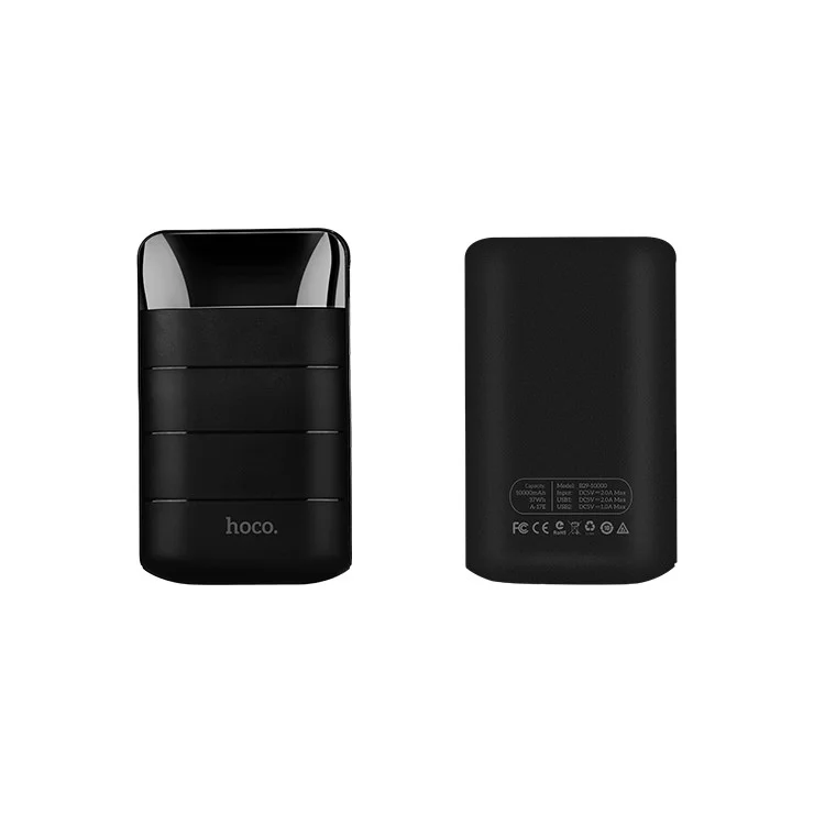 HOCO B29-10000 Domon Dual USB 10000mAh Power Bank - Black
