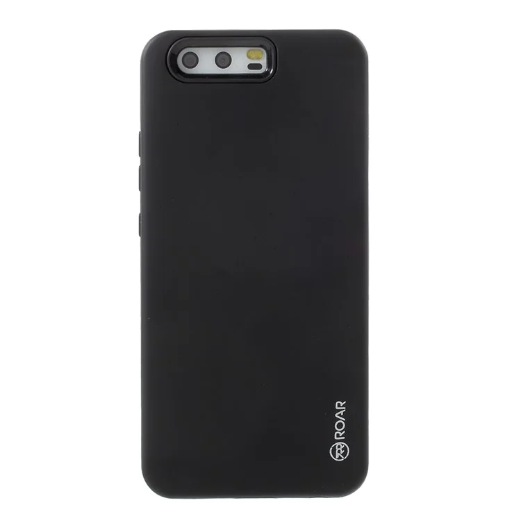 ROAR KOREA RICO Matte Hybrid 2-in-1 PC + TPU Back Phone Case for Huawei P10 - Black