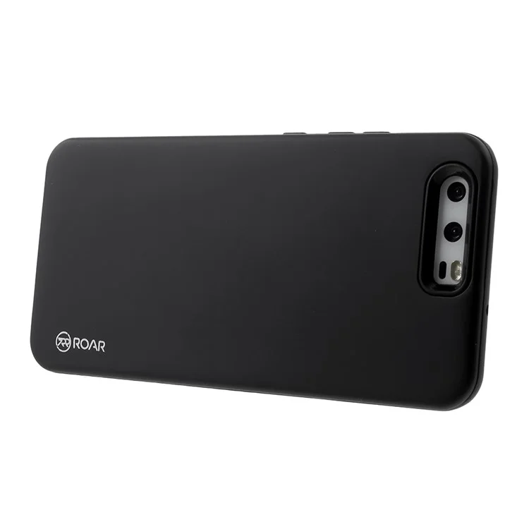 ROAR KOREA RICO Matte Hybrid 2-in-1 PC + TPU Back Phone Case for Huawei P10 - Black