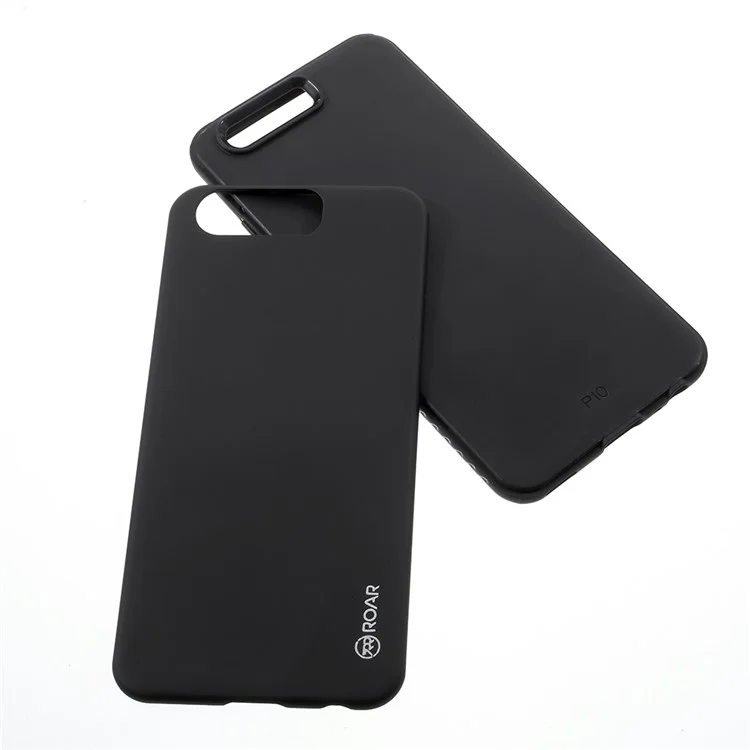 ROAR KOREA RICO Matte Hybrid 2-in-1 PC + TPU Back Phone Case for Huawei P10 - Black