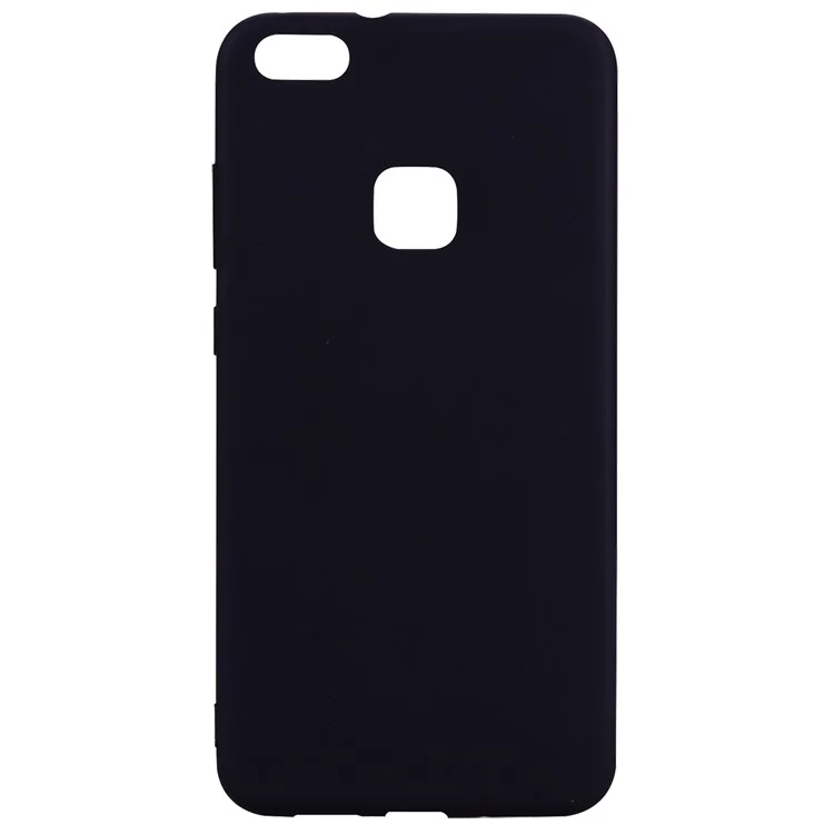 Para Huawei P10 Lite Matte Anti-dingprint TPU Case de Teléfono TPU - Negro