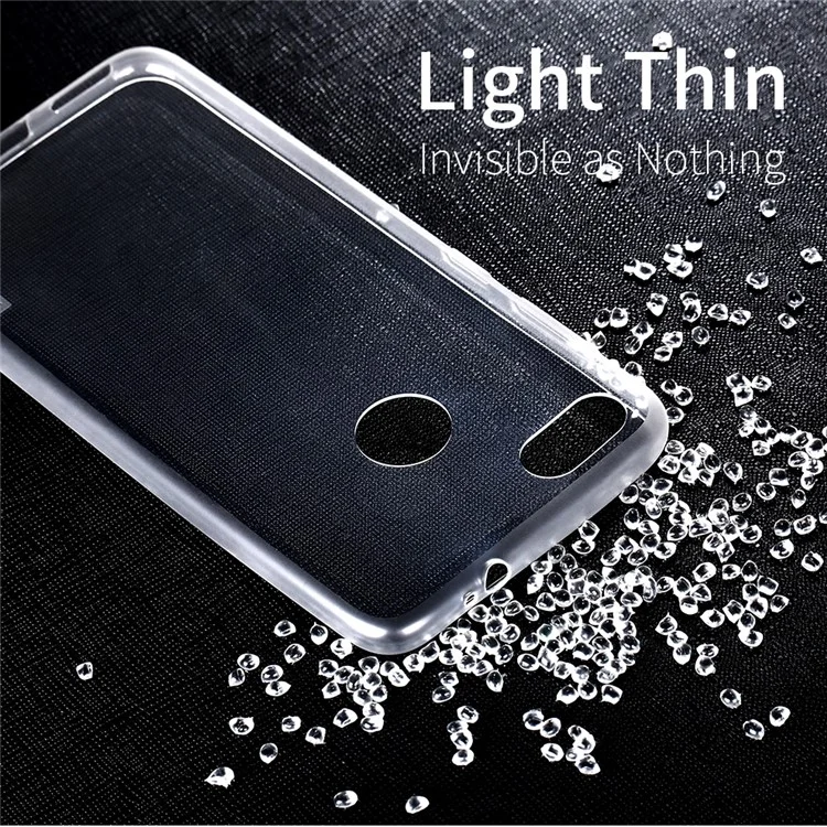 X-LEVEL Anti-slip Crystal Clear TPU Case for Huawei Y7 Prime / Enjoy 7 Plus- Transparent