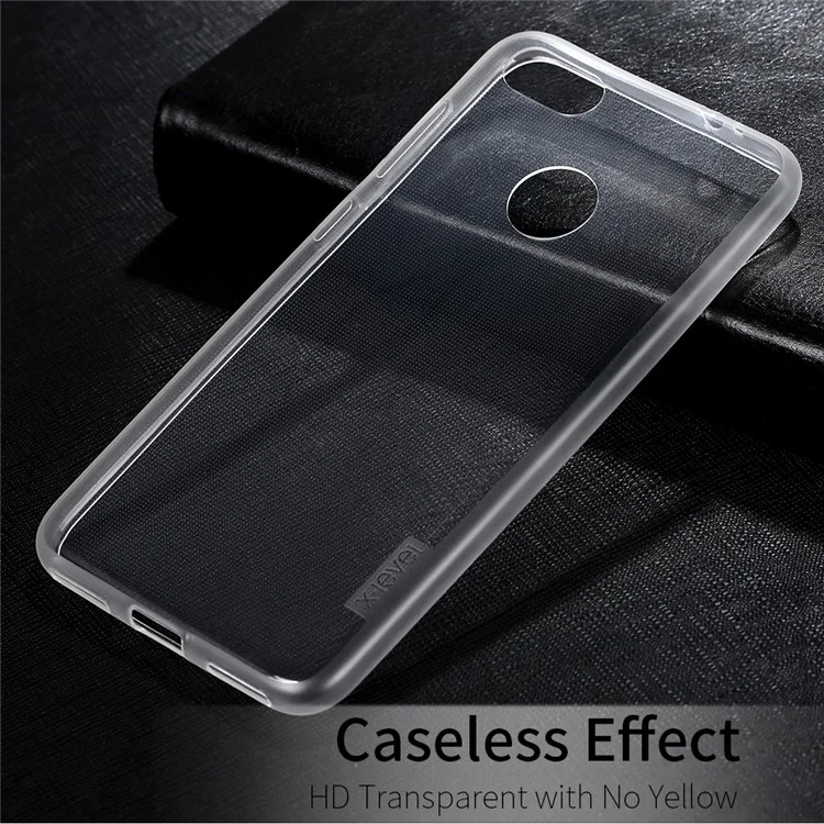 X-LEVEL Anti-slip Crystal Clear TPU Case for Huawei Y7 Prime / Enjoy 7 Plus- Transparent