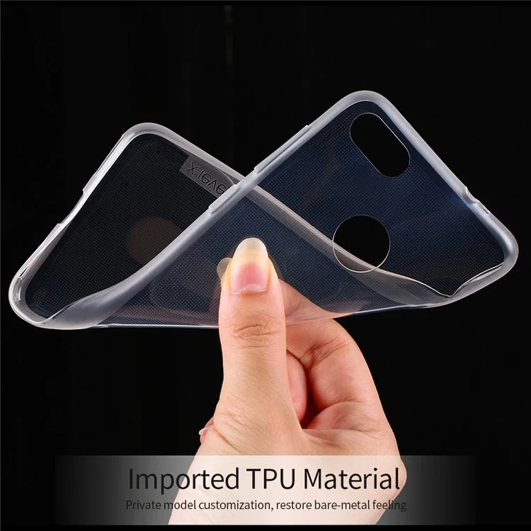 X-LEVEL Anti-slip Crystal Clear TPU Case for Huawei Y7 Prime / Enjoy 7 Plus- Transparent