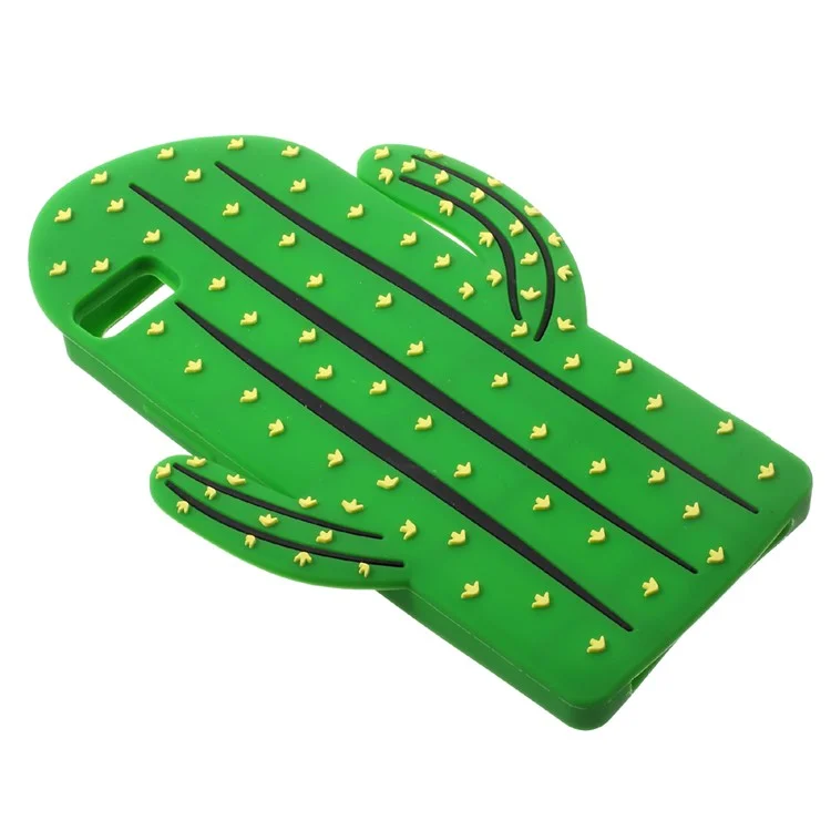 3D Cactus Pattern Silicone Back Phone Case for Huawei P8 Lite (2015)