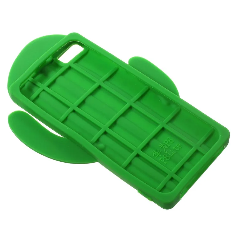 3D Cactus Pattern Silicone Back Phone Case for Huawei P8 Lite (2015)