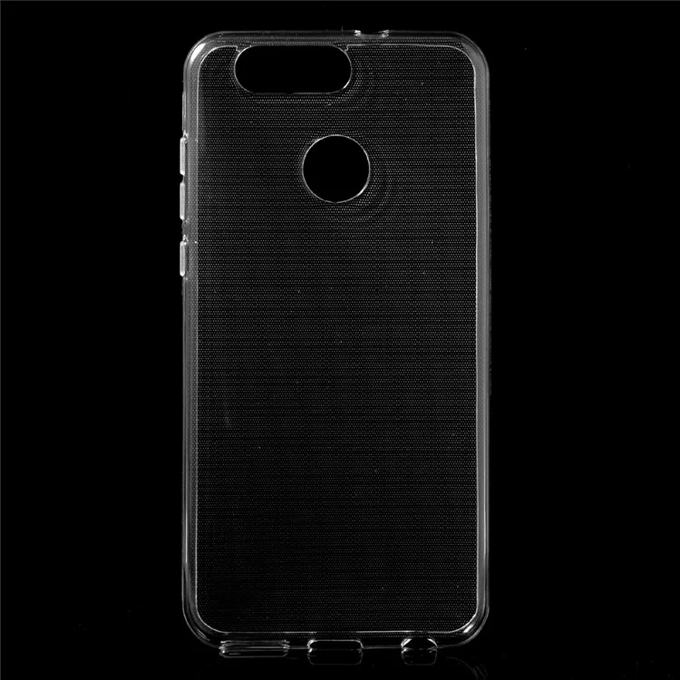 For Huawei nova 2 plus Soft TPU Phone Cover Case with Non-slip Inner - Transparent