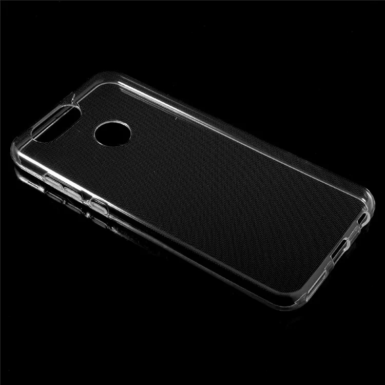 For Huawei nova 2 plus Soft TPU Phone Cover Case with Non-slip Inner - Transparent