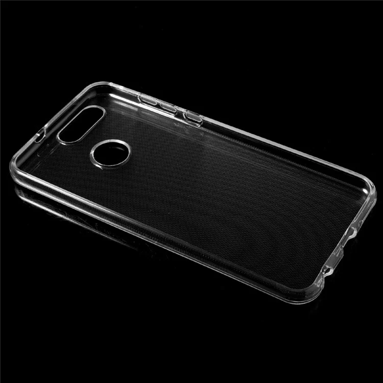 For Huawei nova 2 plus Soft TPU Phone Cover Case with Non-slip Inner - Transparent