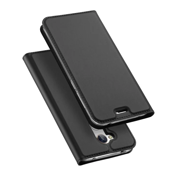 DUX DUCIS Skin Pro Series Card Slot Stand Leather Case for Huawei Honor 6A/Honor 5C pro - Grey