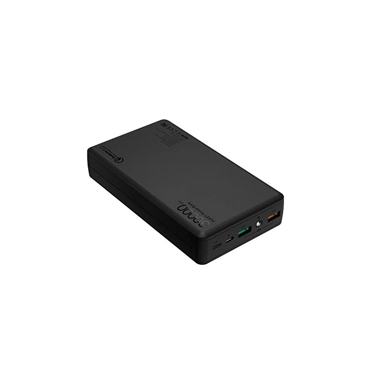 AUKEY PB-Y3 30000mAh Power Bank with Quick Charge 3.0, Type-C & 2 USB Outputs, Tpye-C & Micro-USB Input