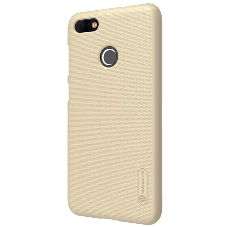 Nillkin Super Frosted Shield Hard PC Case de Teléfonos Móviles Para Huawei P9 Lite Mini / Disfruta 7 / Y6 Pro (2017) - Oro