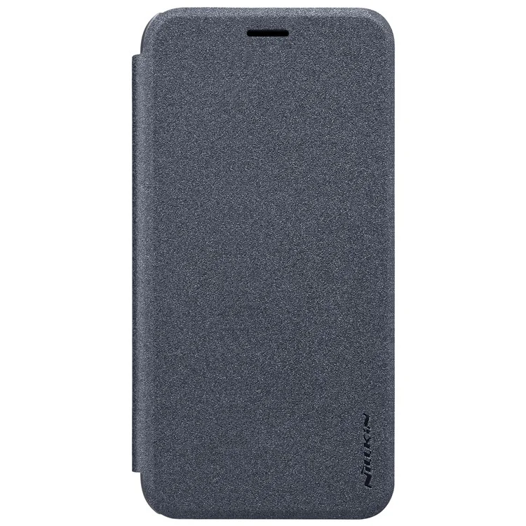 NILLKIN Sparkle Series for Huawei P9 lite mini / Enjoy 7 / Y6 Pro (2017) Leather Mobile Flip Case - Black