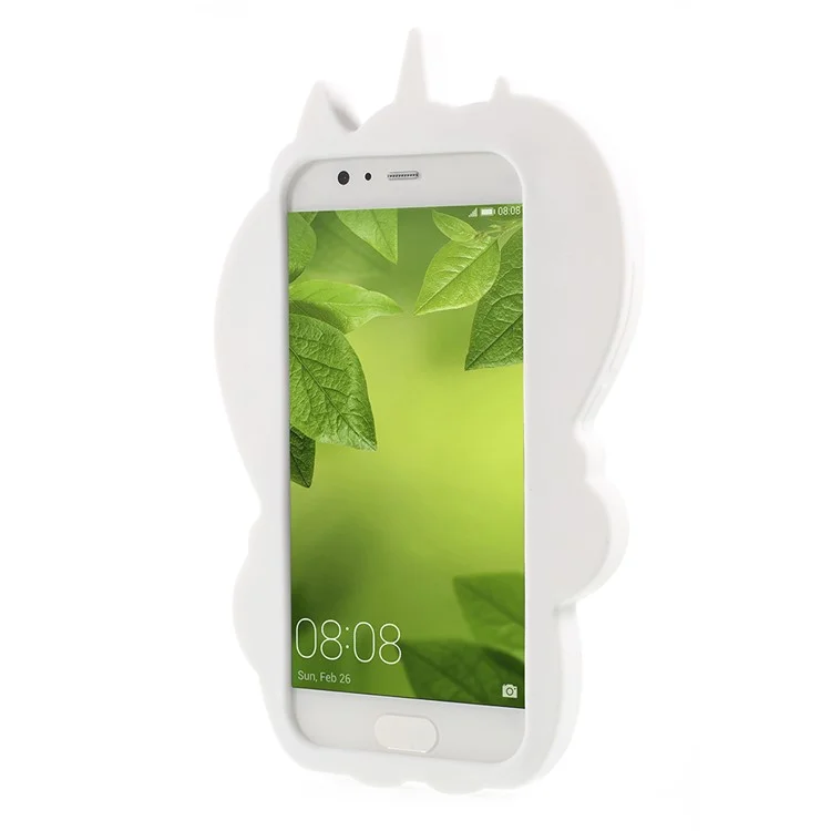 Lovely 3D Unicorn Silicone Back Phone Case for Huawei P10
