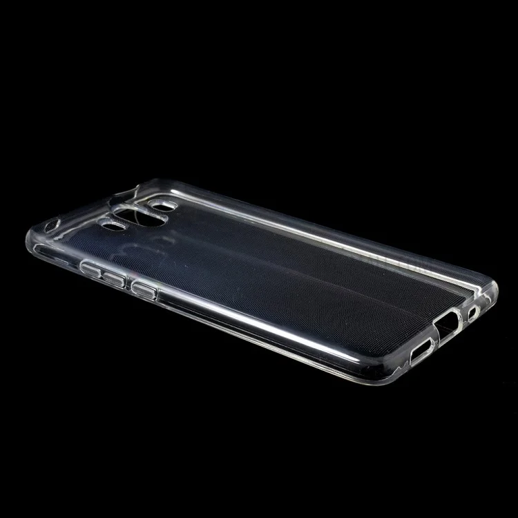 For Huawei Mate 10 Clear TPU Mobile Phone Cover with Non-slip Inner - Transparent