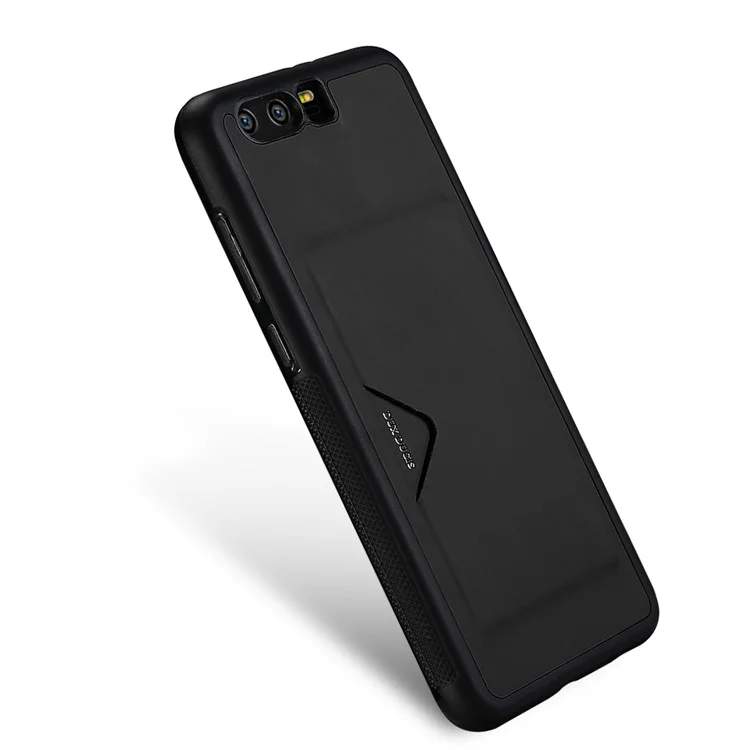 DUX DUCIS Pocard Series for Huawei Honor 9 PU Leather Skin TPU Case - Black