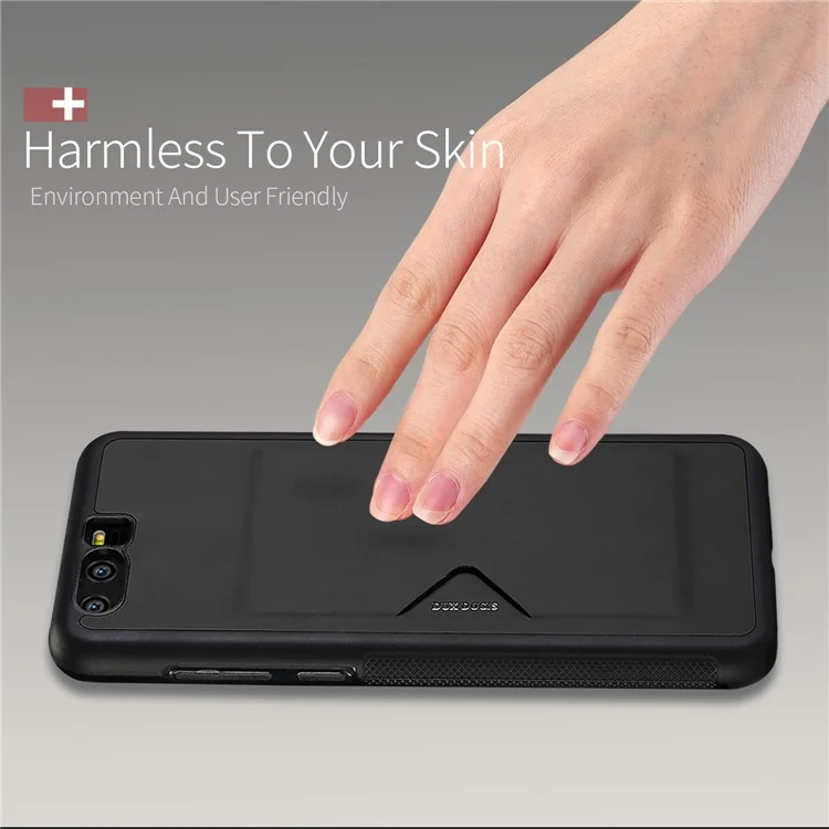 DUX DUCIS Pocard Series for Huawei Honor 9 PU Leather Skin TPU Case - Black